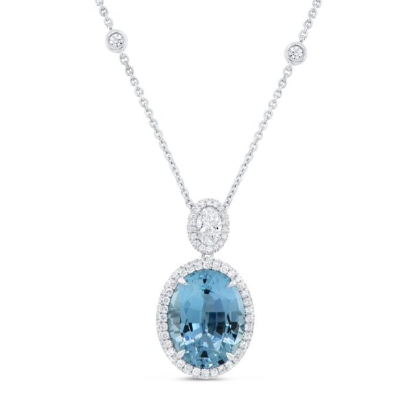 Drop Oval Shaped Drop Pendant