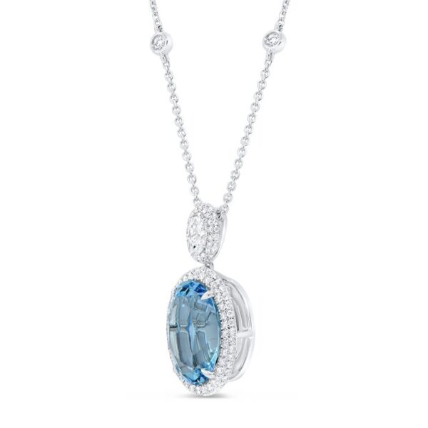 Drop Oval Shaped Drop Pendant - Image 2