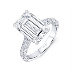Emerald Cut Diamond Engagement Ring