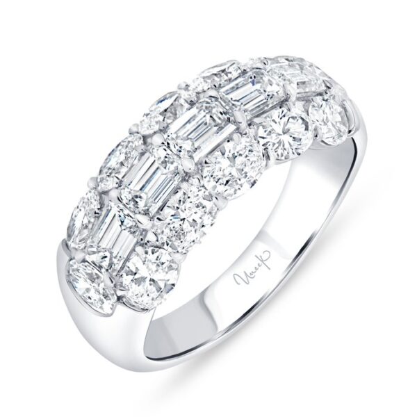 3-Row Diamond Anniversary Ring