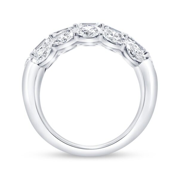 3-Row Diamond Anniversary Ring - Image 2