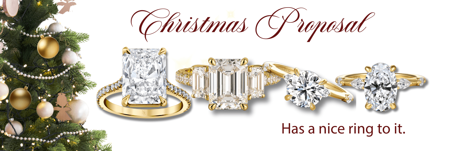 Find the perfect Christmas Proposal engagement ring at Pav & Broome