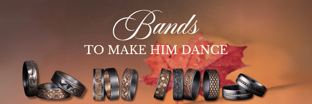 Wedding Bands that will make him dance