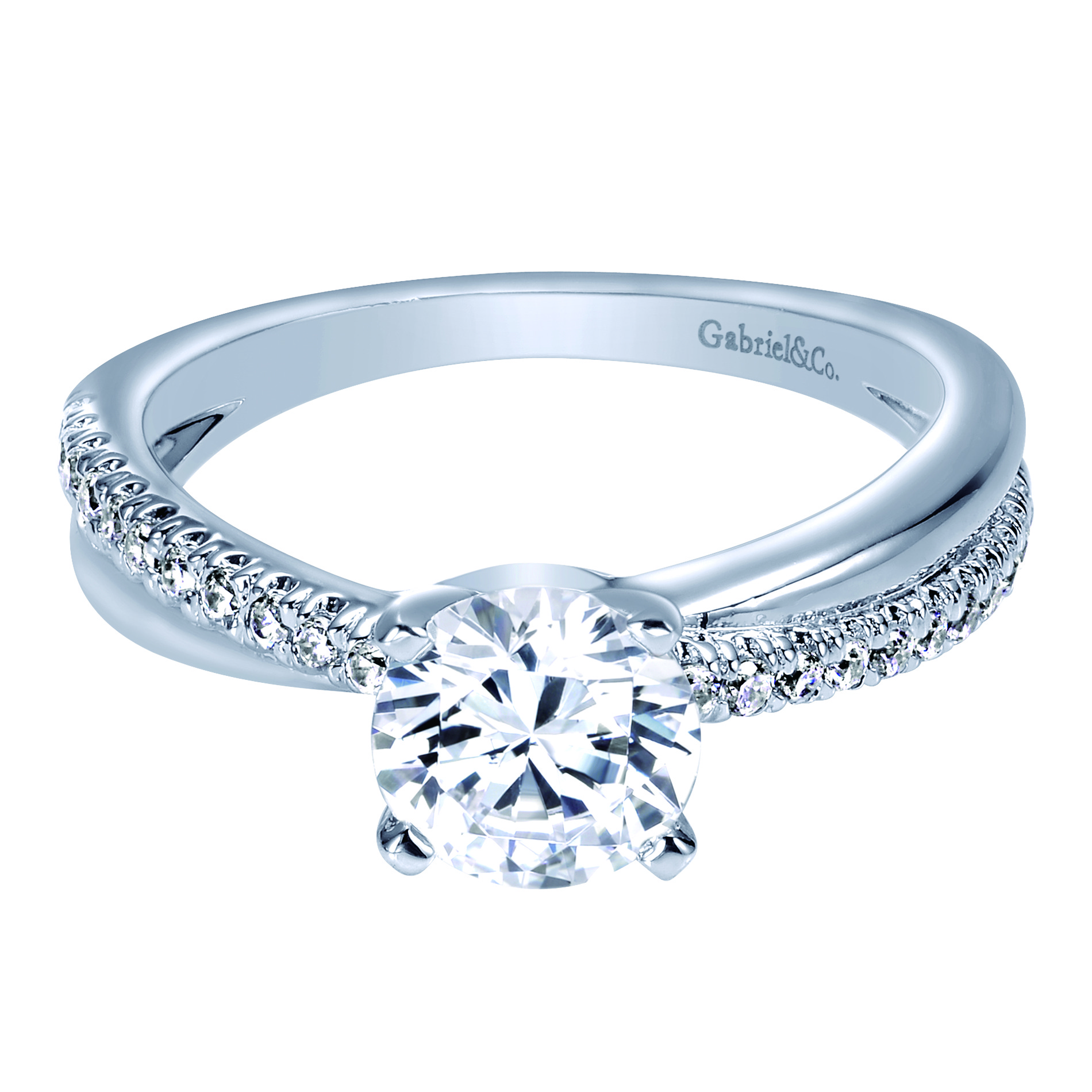 White Gold & Diamond Engagement Ring
