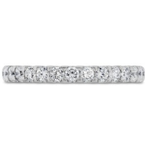 White Gold & Round Diamond Eternity Band