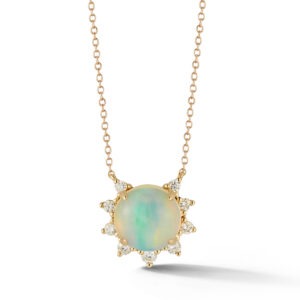 Opal & Diamond Necklace