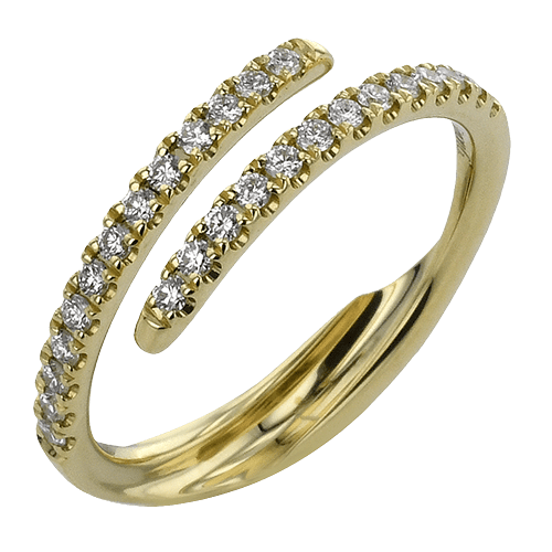 Gold & Diamond Bypass Ring Jacket