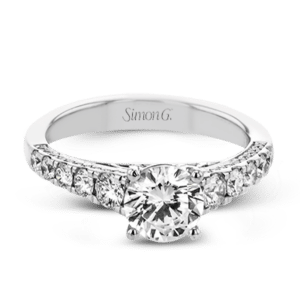 White Gold & Diamond Engagement Ring