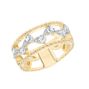 Gold & Pear Diamond Fashion Ring