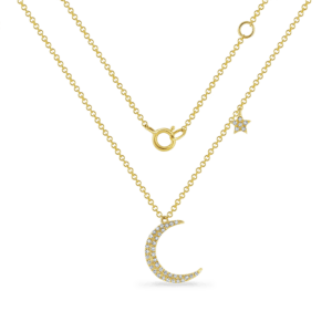 moon & stars station necklace