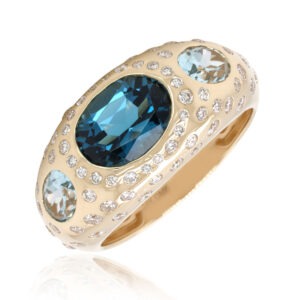 Gemstone & Diamond Fashion Ring