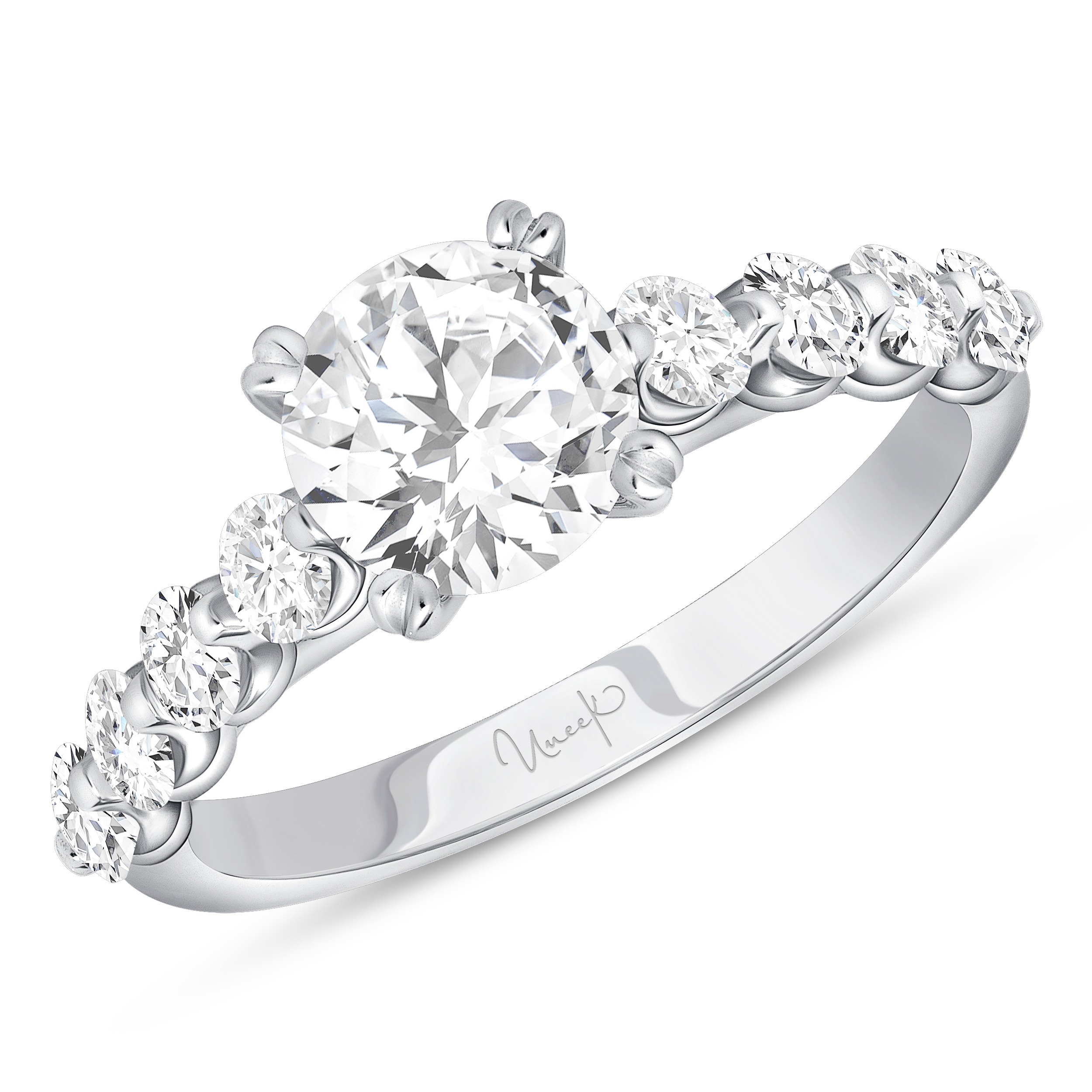 White Gold & Diamond Engagement Ring