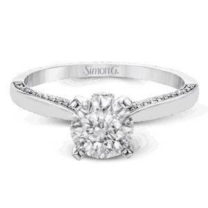White Gold Diamond Solitaire Engagement Ring