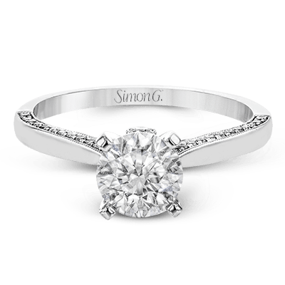 White Gold Diamond Solitaire Engagement Ring