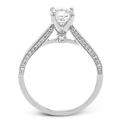 White Gold Diamond Solitaire Engagement Ring - Image 3