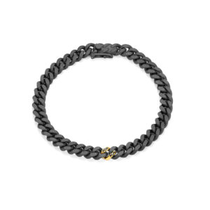 Black Titanium & Diamond Bracelet
