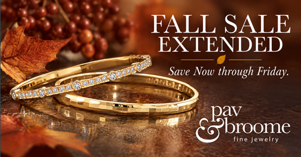 Fall Sale Extended thru 10/24