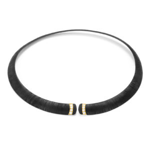 Black Titanium & Diamond Necklace
