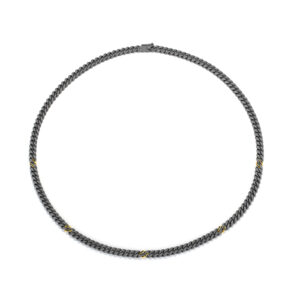 Black Titanium & Diamond Necklace