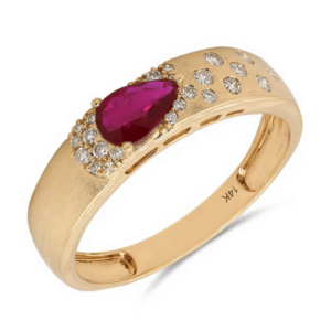 Ruby & Diamond Fashion Band